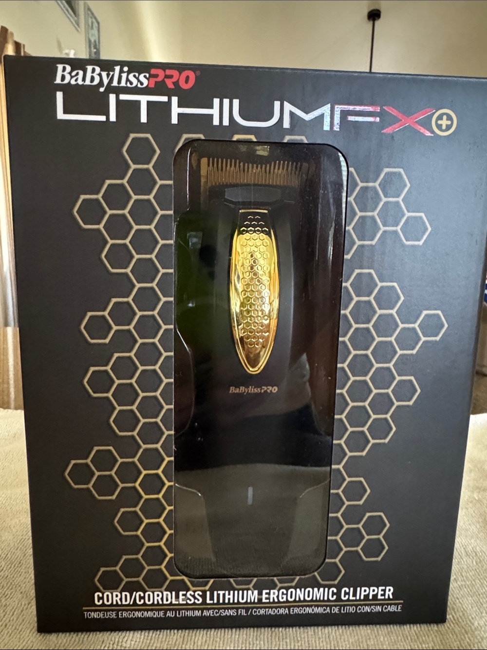 Cord/Cordless Lithium Ergonomic Clipper